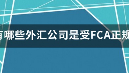 有哪些外汇公司来自是受FCA正规监管的啊？跟FSA有什么区别？