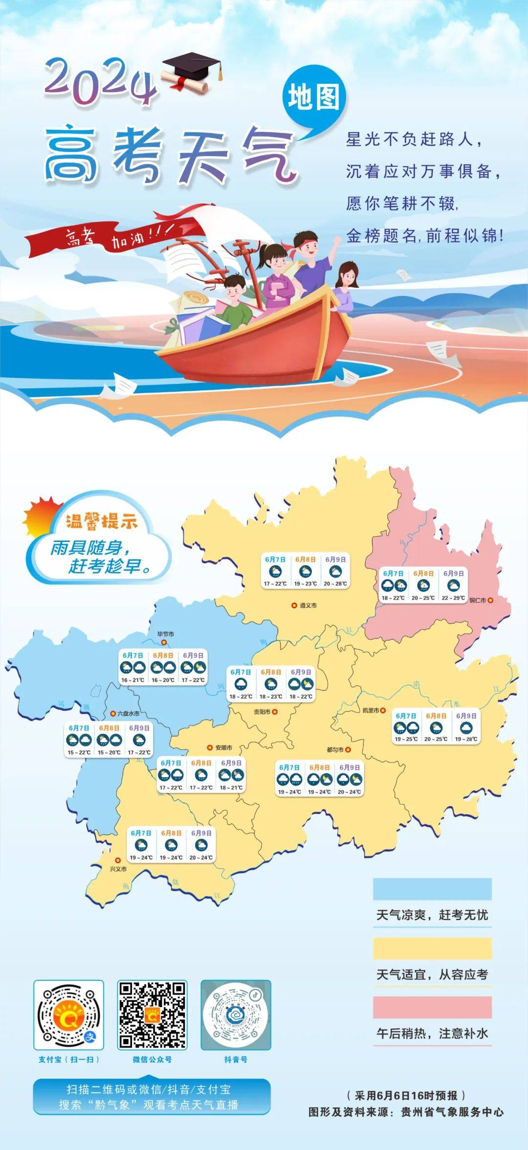 精准到考点！一键查询高考实时天气信息点这里→