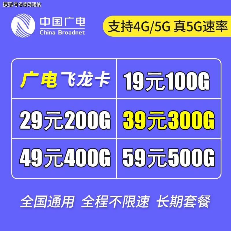 《广电流量卡：携手共创物联网新纪元，50%返佣诚邀您的加入 不限速 不虚量》