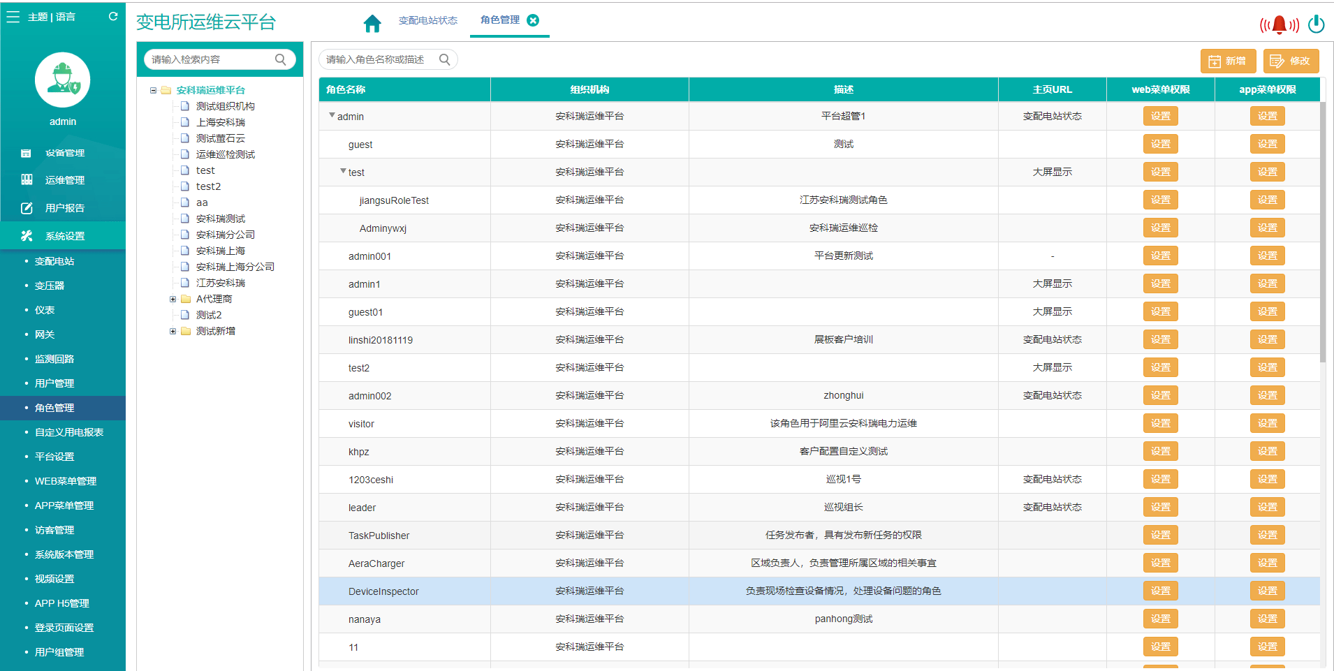 变电所无人值守运维平台，远程实时监测变电所数据，异常报价电话、短信推送