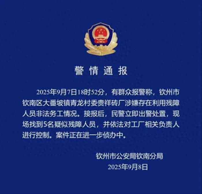 广西钦州黑砖厂丧尽天良 非法控制残障人员苦力搬砖