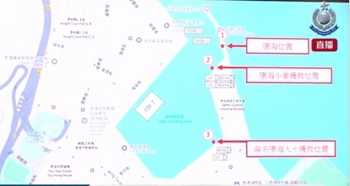 香港一家三口在台风期间观浪坠海:母子落水、父亲施救,均已送医